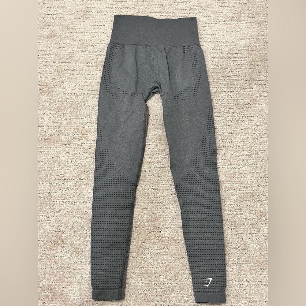 Grey Gymshark Vital seamless 2.0 leggings